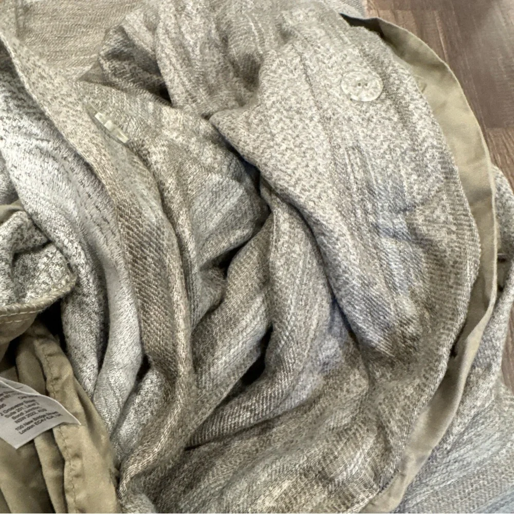 West Elm Silky TENCEL Striated Duvet Cover - King/ Cal King - Elm